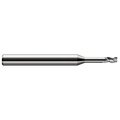 Harvey Tool Miniature End Mill - Ball - Long Reach, Stub Flute 0.0100" Cutter DIA x 0.0150" (1/64) Length of Cut 968220